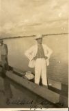 Oscar Fontes de Faria naveganndo no rio Real - 1940