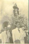 Oscar Fontes em uma prociso em Estncia - 1951