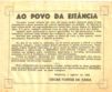 Comunicado ao povo de Estncia - 1955