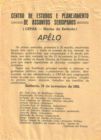 CEPAS - Ncleo de Estncia - Apelo - 1956