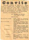 Convite - Colao de grau da 1 turma de Contabilidade - 06/12/1953