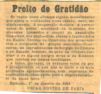 Pleito de Gratido - Oscar Fontes de Faria - 1954
